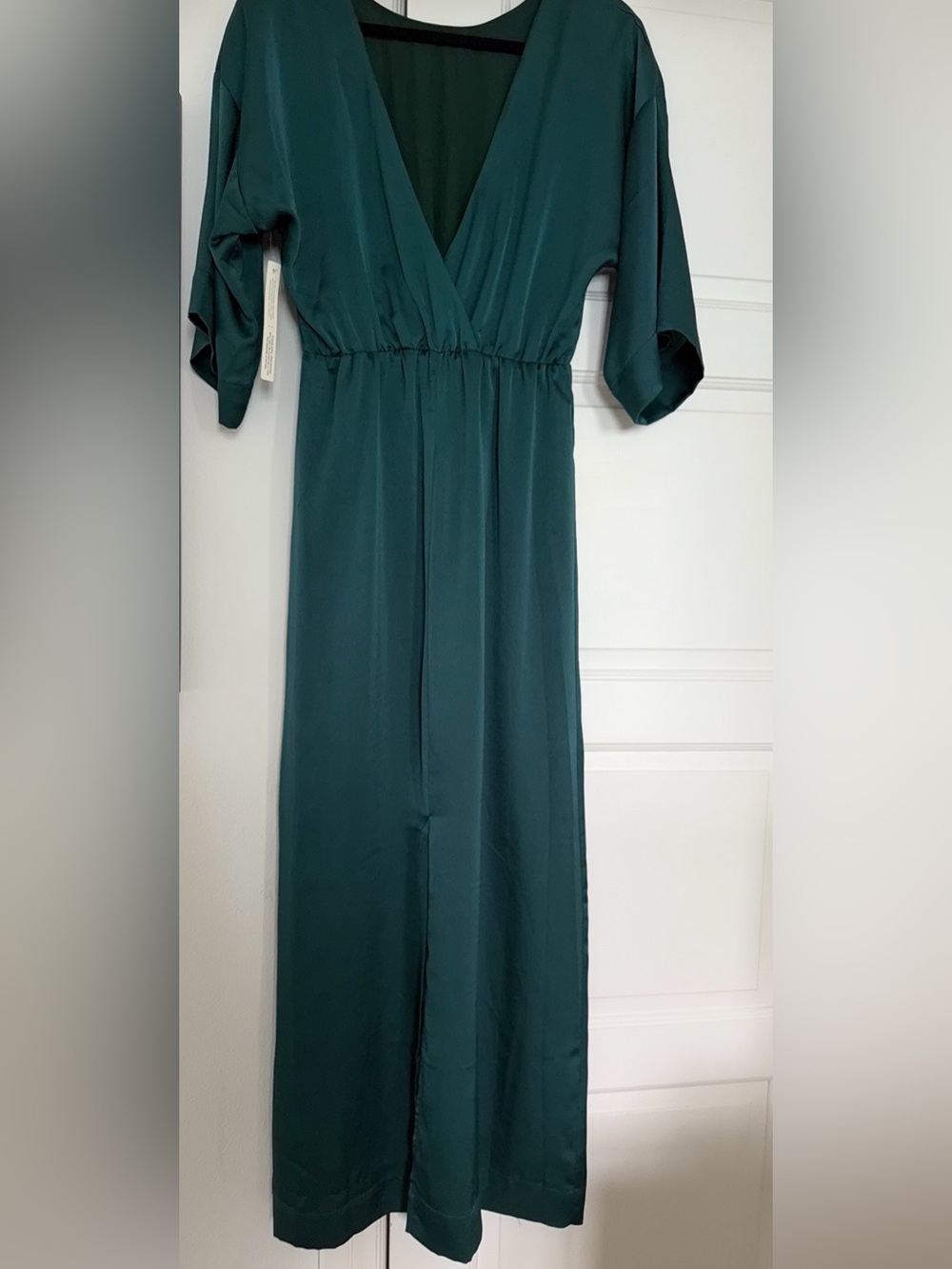 Women's Deep Teal V-Neck Maxi Dress 
Anthropologie new with tags